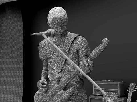 Musician 3D Model