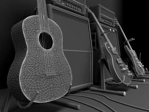Musician 3D Model