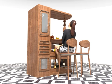 Happy Friendship 3D Model