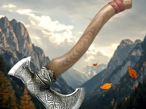 Battle Axes 3D Model