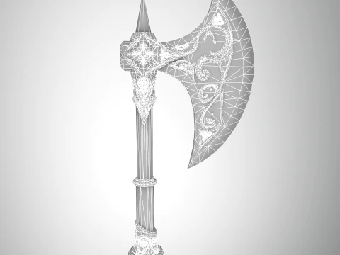 Battle Axes 3D Model