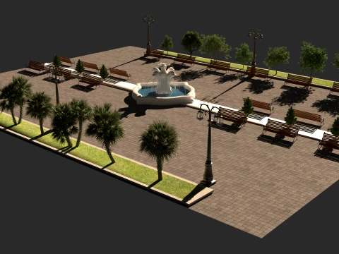Dolphin Park Modelo 3D
