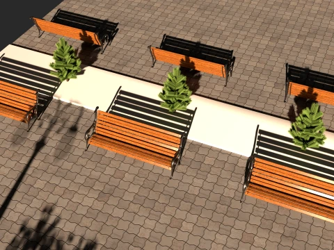 Dolphin Park 3D Model