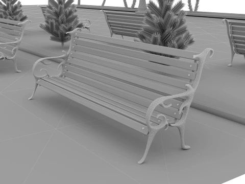 Dolphin Park 3D Model