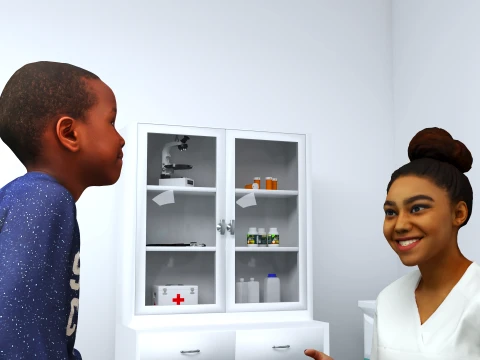 Pediatric Exam 3D Model