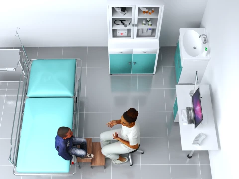 Pediatric Exam 3D Model