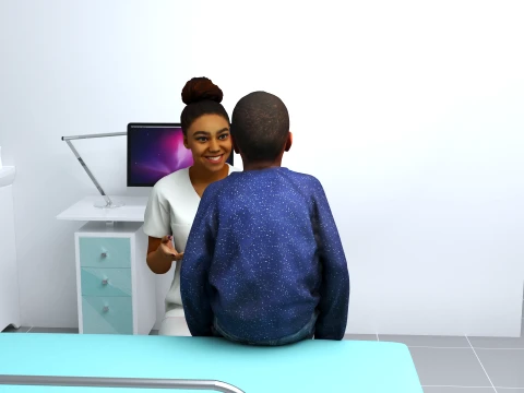 Pediatric Exam 3D Model
