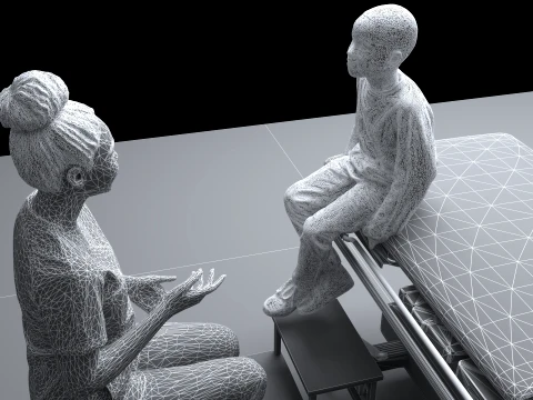 Pediatric Exam 3D Model