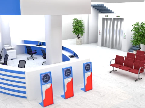 Hospital Lobby 3Dモデル