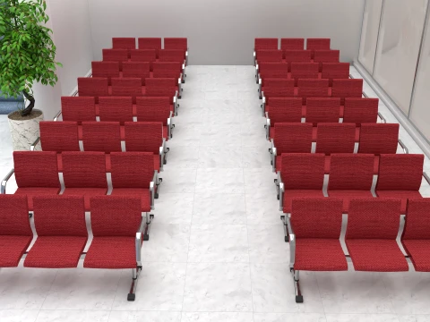 Hospital Lobby 3D Model