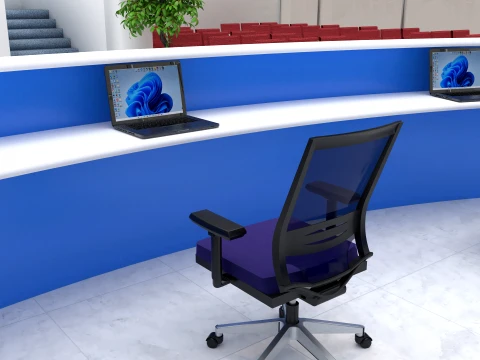 Hospital Lobby 3D Model