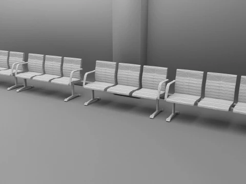 Hospital Lobby 3D Model