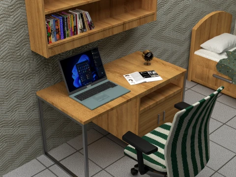 Teenager Room 3D Model
