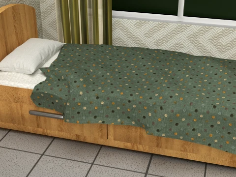 Teenager Room 3D Model