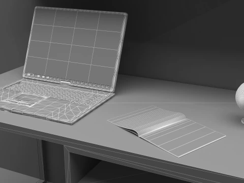 Teenager Room 3D Model