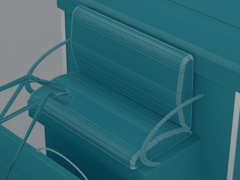 Stage Wagon 3D Model