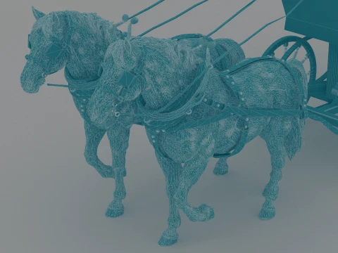 Stage Wagon 3D Model