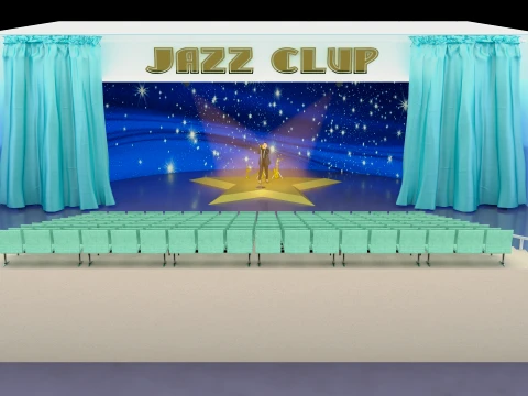 Jazz Clup Modello 3D