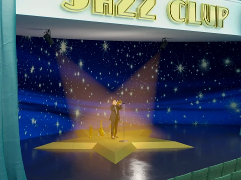Jazz Clup Modello 3D