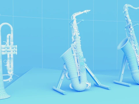 Jazz Clup Modello 3D