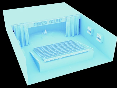 Jazz Clup Modello 3D