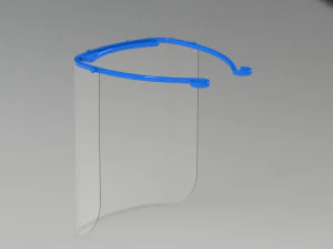 pelindung wajah Model 3D