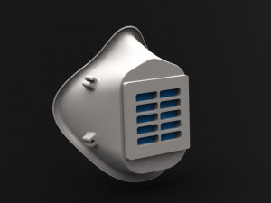 face protect mask Model 3D
