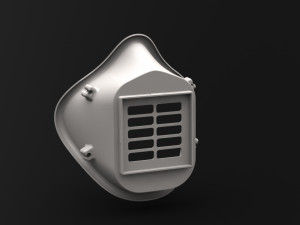 face protect mask Model 3D