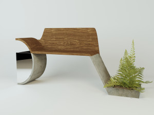 bench Model 3D