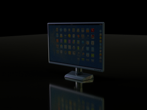 monitor 3D Model