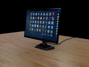 monitor 3D Model