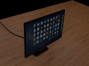 monitor 3D Model
