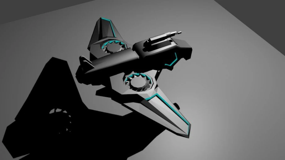 Air drone 3D Model .c4d .max .obj .3ds .fbx .stl .blend 