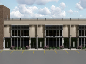 small modern commercial building 3Dモデル