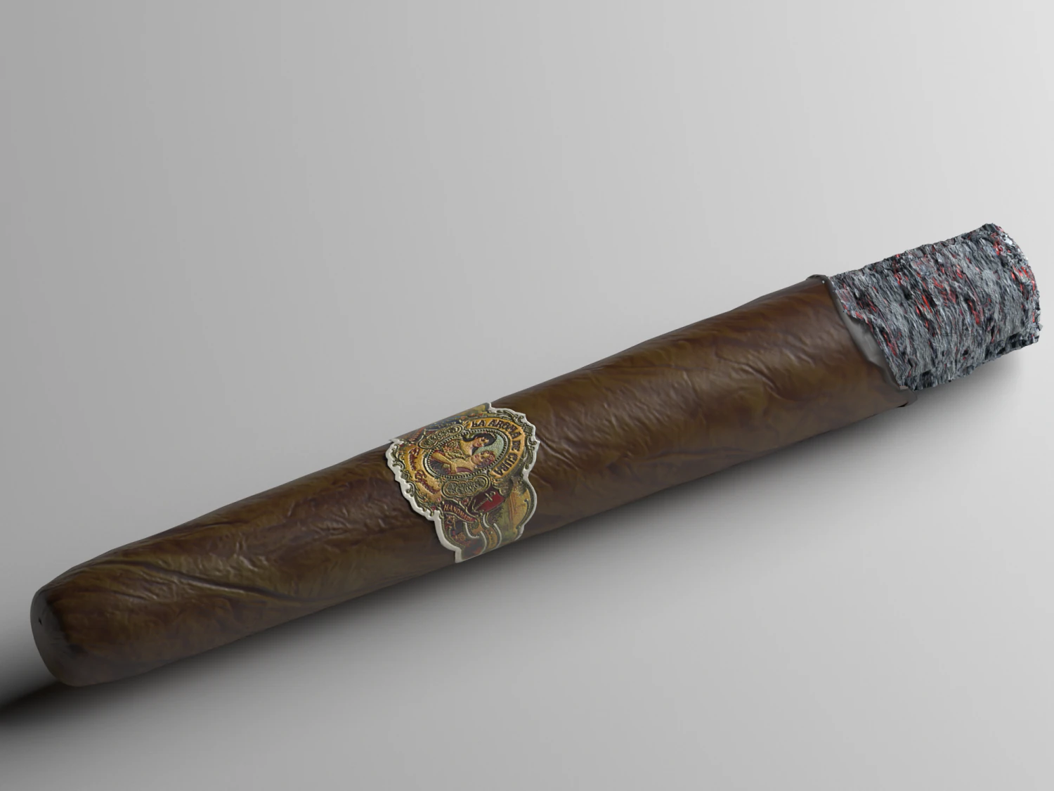 cigar 3D Model .c4d .max .obj .3ds .fbx .stl .blend