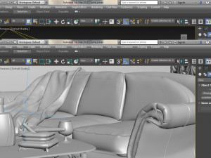 sofa Modelo 3D