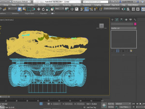 alligator skull 3D Model