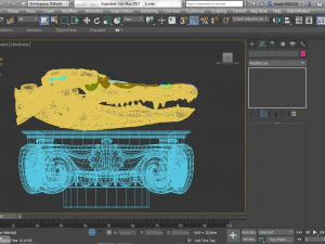 alligator skull 3D Model