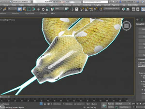 snake in the desert 3D Model