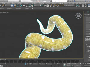 snake in the desert 3D Model