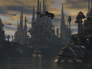 ऑर्गेनोड्रोन शहर 3D मॉडल