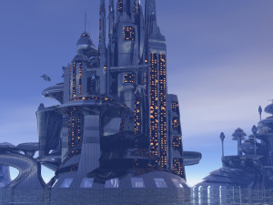 organodron city 3D Модель