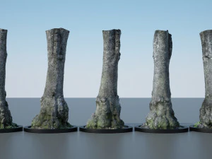 batang pohon - 11 Model 3D