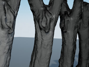 ultra realistic tree trunk 3D Модель