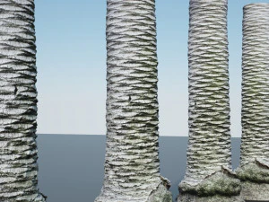 ultra realistic palm tree 3D Model