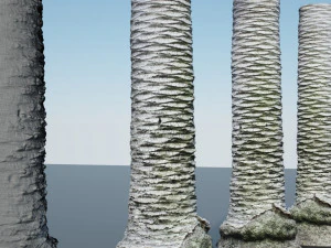 ultra realistic palm tree 3D Model