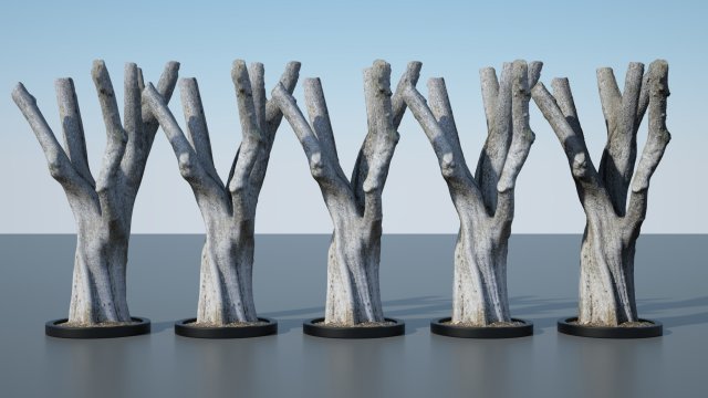 detailed tree trunk - 16 Modelo 3D .c4d .max .obj .3ds .fbx .stl .blend 