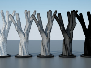detailed tree trunk - 16 Modelo 3D