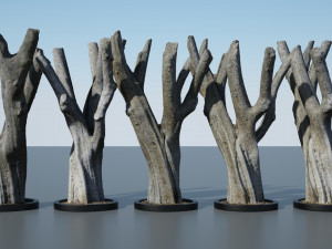 detailed tree trunk - 16 Modelo 3D
