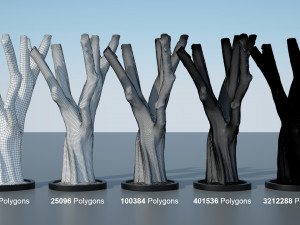 detailed tree trunk - 16 Modelo 3D